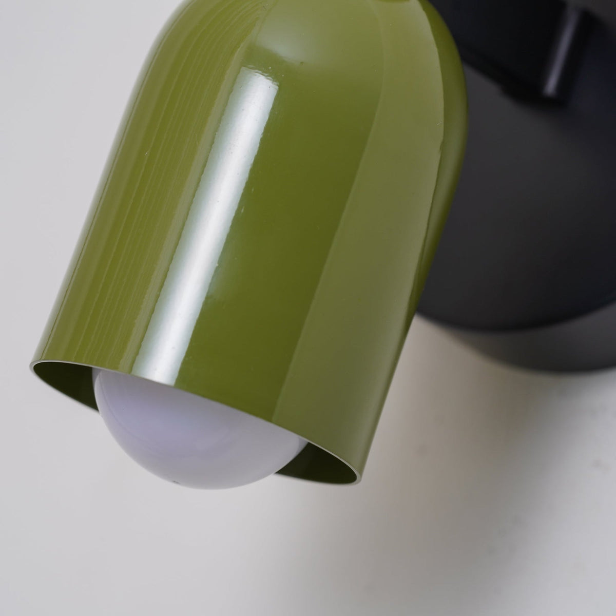 Glass Sconce Dual-Direction Fixture Green 4.7 in Contemporary Bedside Hallway Uplighter Downlighter for Home Apartment Lounge Passage Ambien