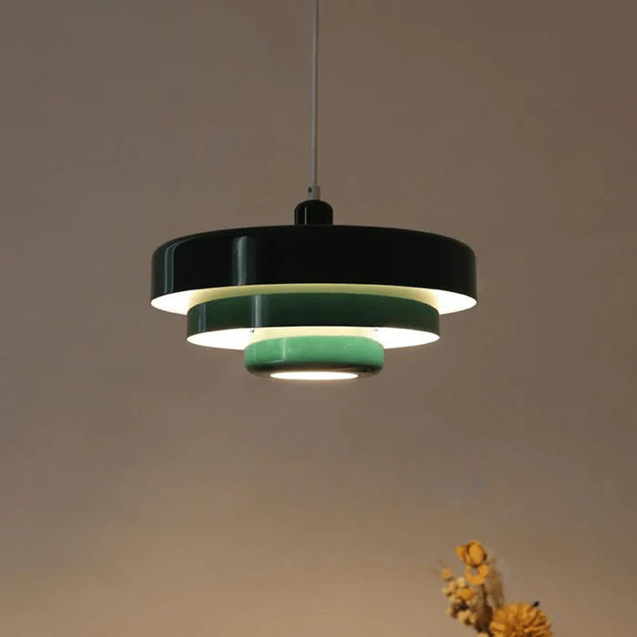 Vintage LED Pendant Light – Retro Metal Kitchen Pendant Lighting for Modern Interiors