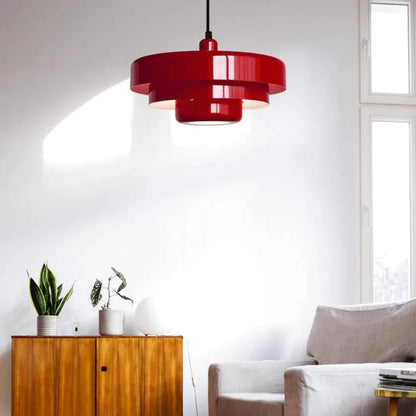 Vintage LED Pendant Light – Retro Metal Kitchen Pendant Lighting for Modern Interiors
