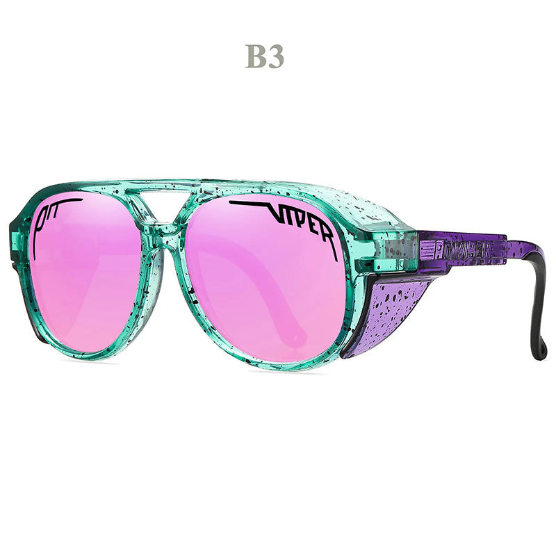Viper Motorcycle Sunglasses | Windproof UV400 Protection with TAC Lenses | Durable Frame for Ultimate Eye Safety