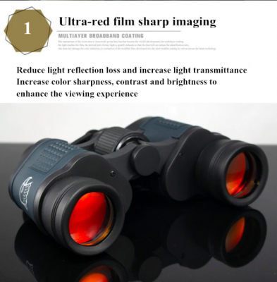 Ortekor VisionPro | Night Vision Binoculars with 60X60 HD Clarity | Ideal for Outdoor Adventures