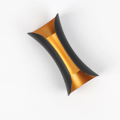 Architectural LED Sconce Fixture Up Down Light Metal Weatherproof Exterior for Entrance Patio Porch Driveway Terrace Modern Minimalist Ambie