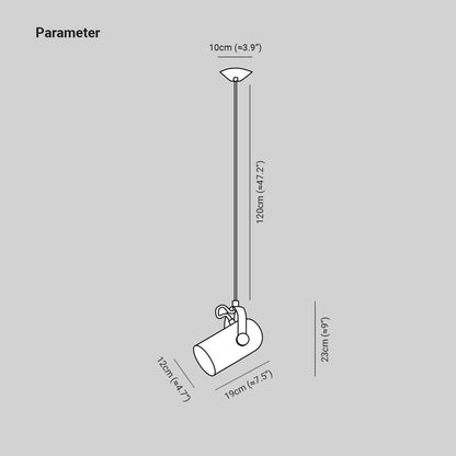 Adjustable Metal Drop Ceiling Fixture E27 Socket Warm Glow Tilting Shade Over Island Counter Dinette Task Modern Minimal Scandinavian Style