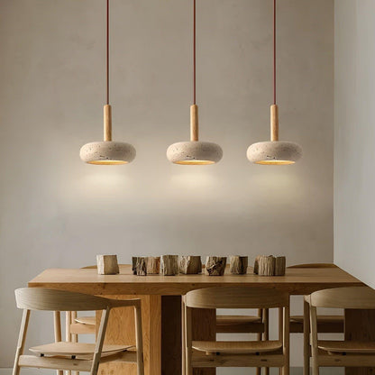 Wabi Sabi Ceiling Light | LED Pendant with Adjustable Length | Elegant Japanese Design for Tranquil Spaces
