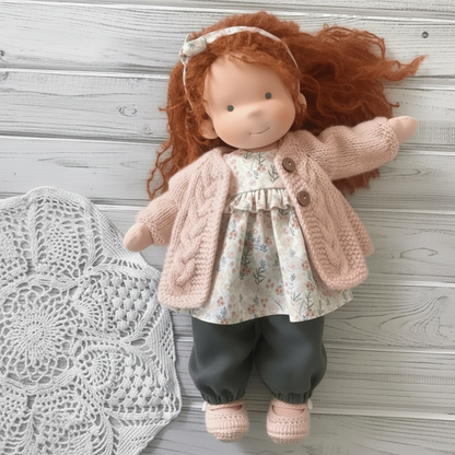 Cotton Plush Companion Doll for Creative Storytelling & Open-Ended Play | Handcrafted Soft Body Design for Kids