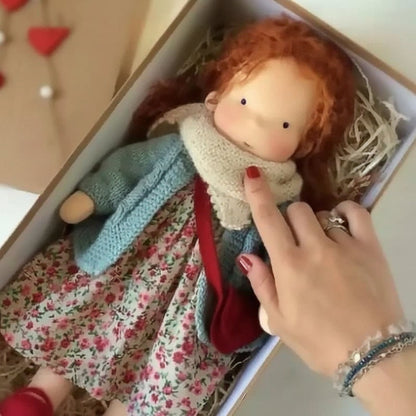 Cotton Plush Companion Doll for Creative Storytelling & Open-Ended Play | Handcrafted Soft Body Design for Kids