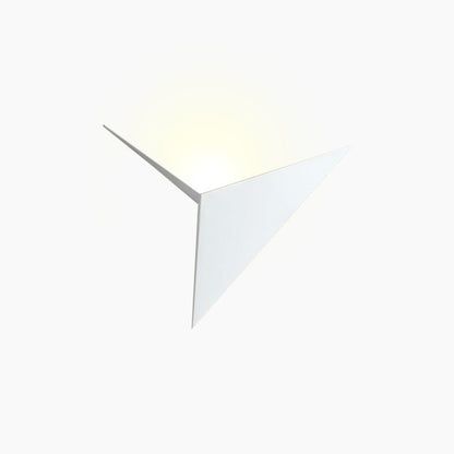 Geometric Triangle Sconce 3W LED Metal Fixture Black White Gold Finish for Hallway Bedroom Accent Lighting Living Room Dining Room Decor