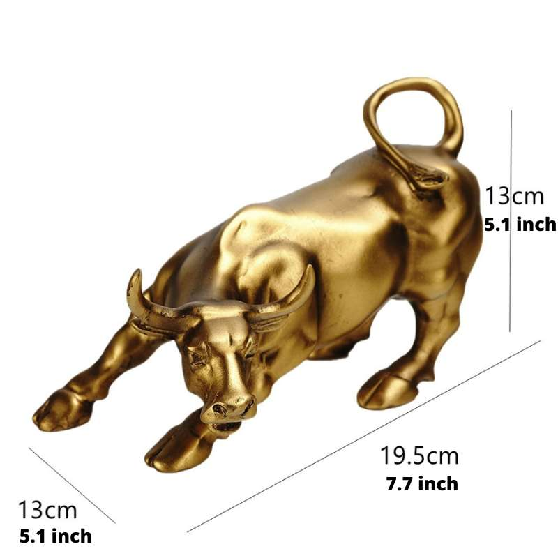 Wall Street Bull Statue – High Quality, Decorative Figure for Home or Office
