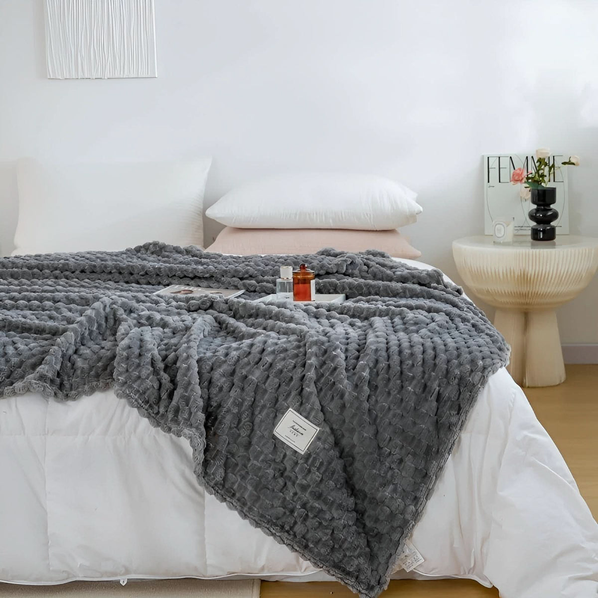 SCANDIVEIL – Manta de microfibra para una calidez interior suave