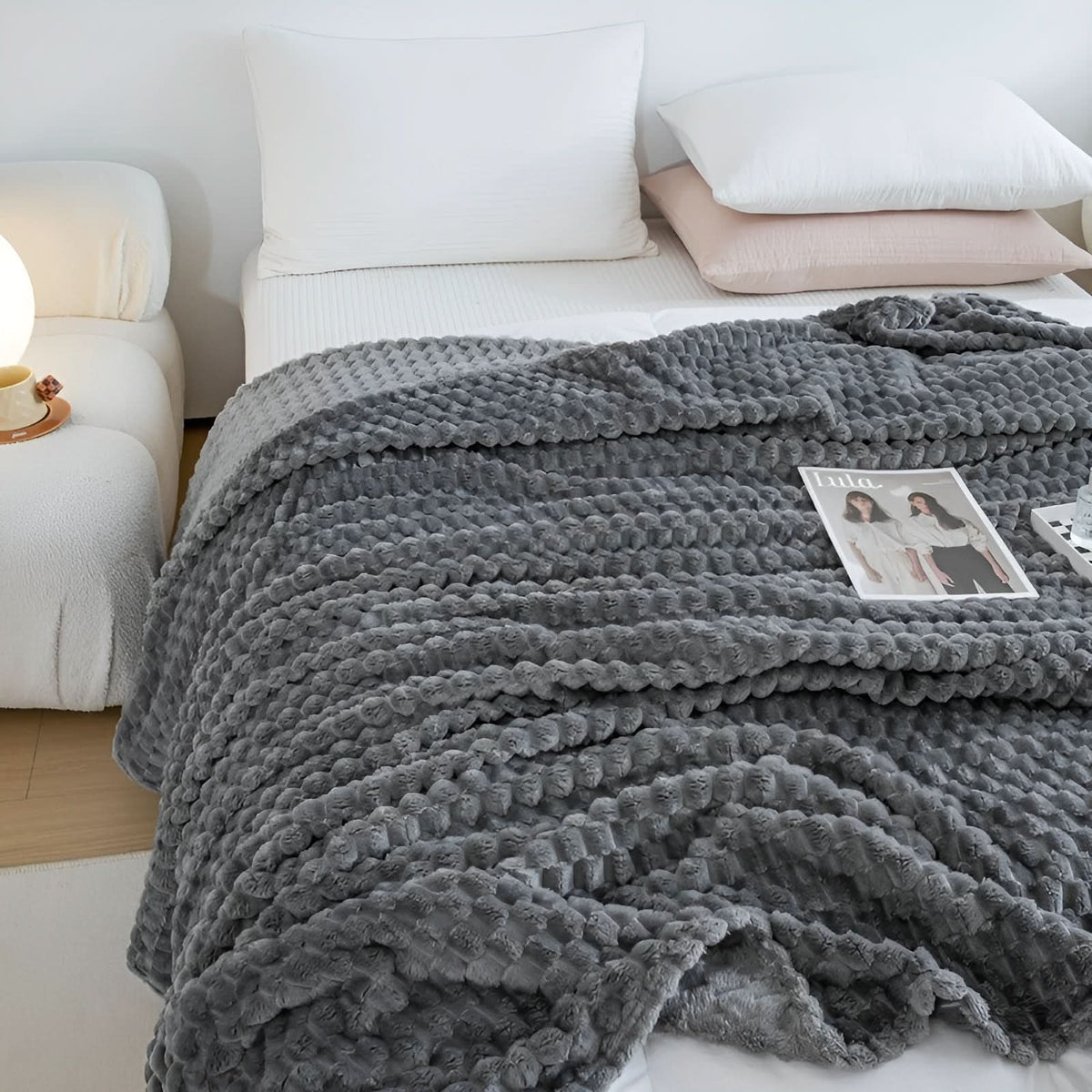 SCANDIVEIL – Manta de microfibra para una calidez interior suave