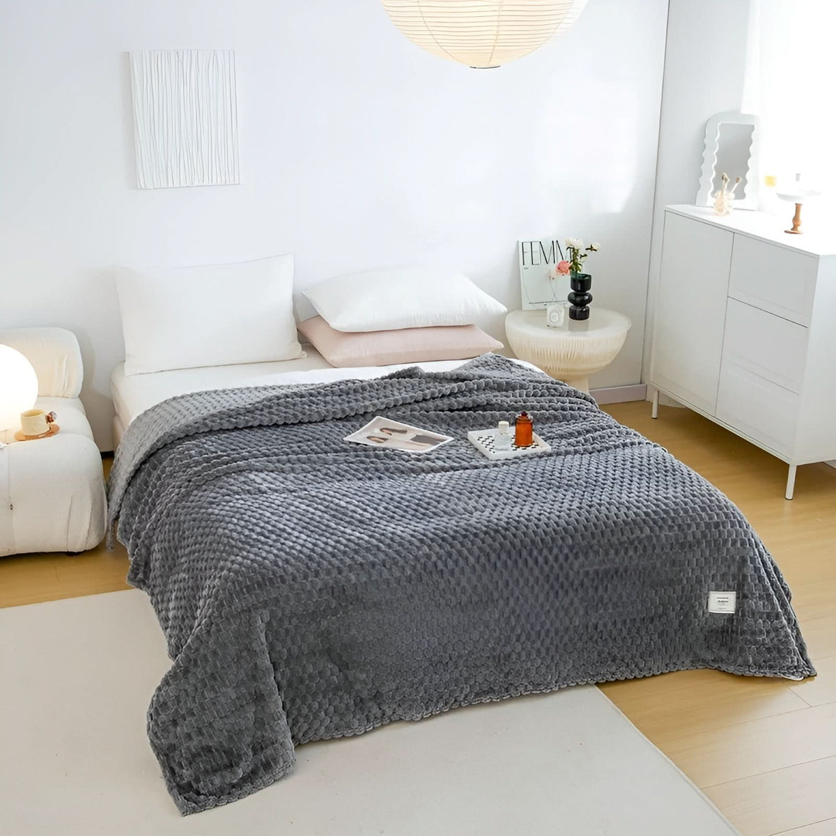 SCANDIVEIL – Manta de microfibra para una calidez interior suave