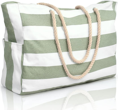 Waterproof Beach Tote Bag | Oversized with Multiple Pockets | Stylish and Practical for Women’s Coastal Adventures