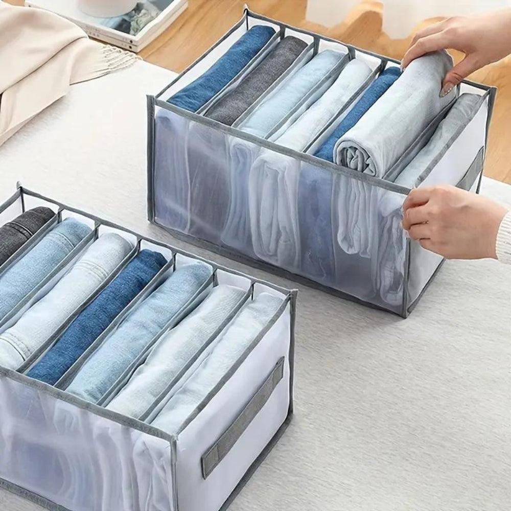 Organizador de ropa Waver: almacenamiento de tela de 7 compartimentos para la organización del armario