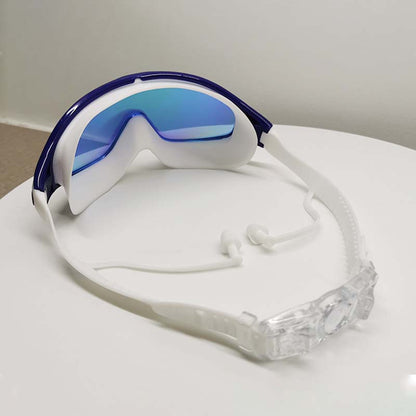 Wearclo | Gafas de natación antivaho de visión amplia con ajuste cómodo | Diseño elegante para una mayor visibilidad