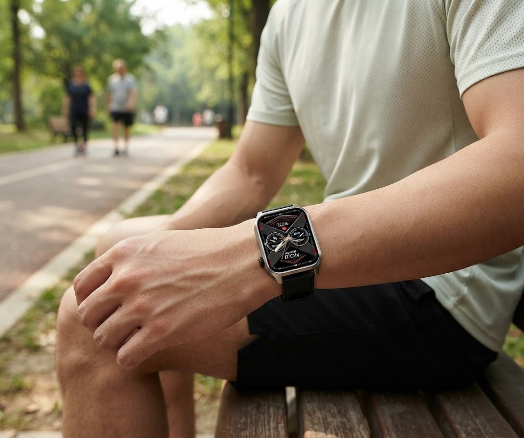 Monitor de bienestar | Reloj inteligente con seguimiento de actividad, análisis del sueño y funciones de bienestar diario