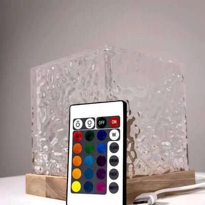 Aurora Projection Night Light - 16-Color LED Mood Lamp with Remote Control and Timer