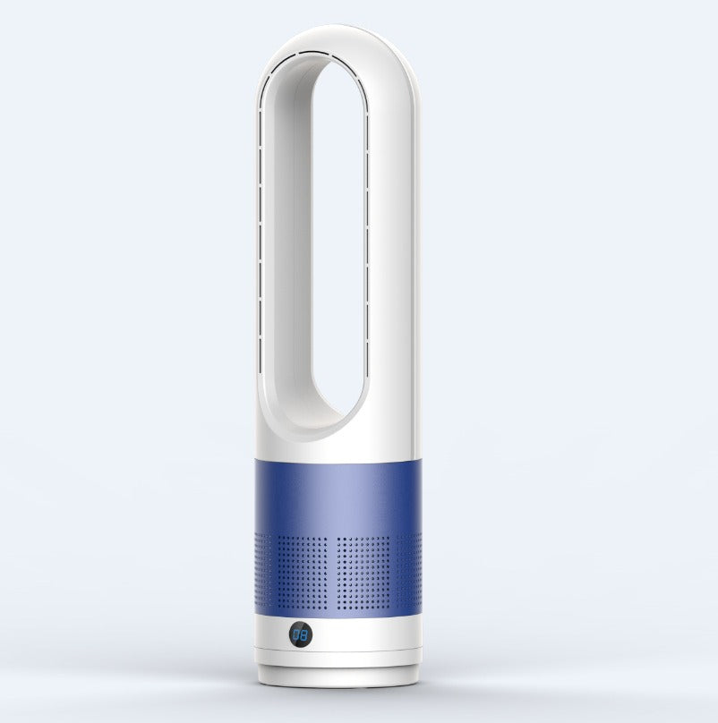 Bladeless Tower Air Cooler with Purifier & Oscillation – 8-Speed Whisper-Quiet Cooling Fan for Bedroom, Living Room & Office – Safe Design