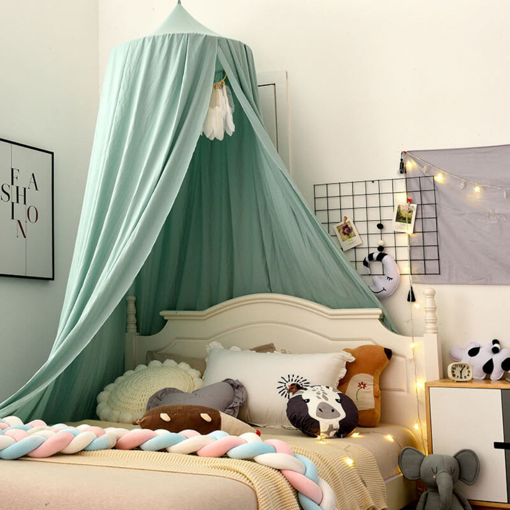 Whimsical Canopy | Kids' Bedroom Decor with Soft Fabric & Easy Setup | Cozy Retreat for Imaginative Play