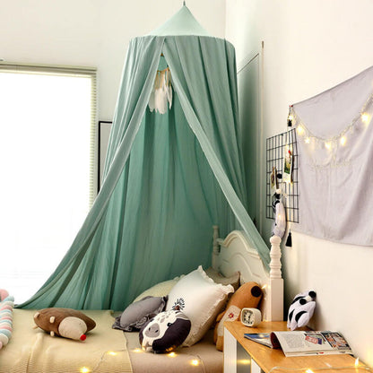 Whimsical Canopy | Kids' Bedroom Decor with Soft Fabric & Easy Setup | Cozy Retreat for Imaginative Play