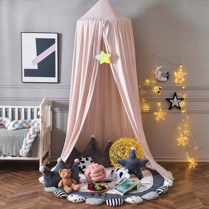 Whimsical Canopy | Kids' Bedroom Decor with Soft Fabric & Easy Setup | Cozy Retreat for Imaginative Play