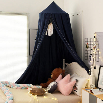 Whimsical Canopy | Kids' Bedroom Decor with Soft Fabric & Easy Setup | Cozy Retreat for Imaginative Play