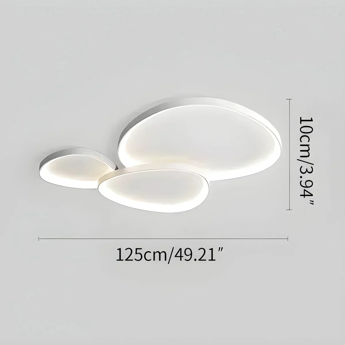 Lámpara de techo LED de montaje empotrado con control remoto de intensidad y temperatura de color para dormitorio, pasillo y sala de estar – Eficiencia energética