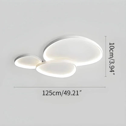 Lámpara de techo LED de montaje empotrado con control remoto de intensidad y temperatura de color para dormitorio, pasillo y sala de estar – Eficiencia energética