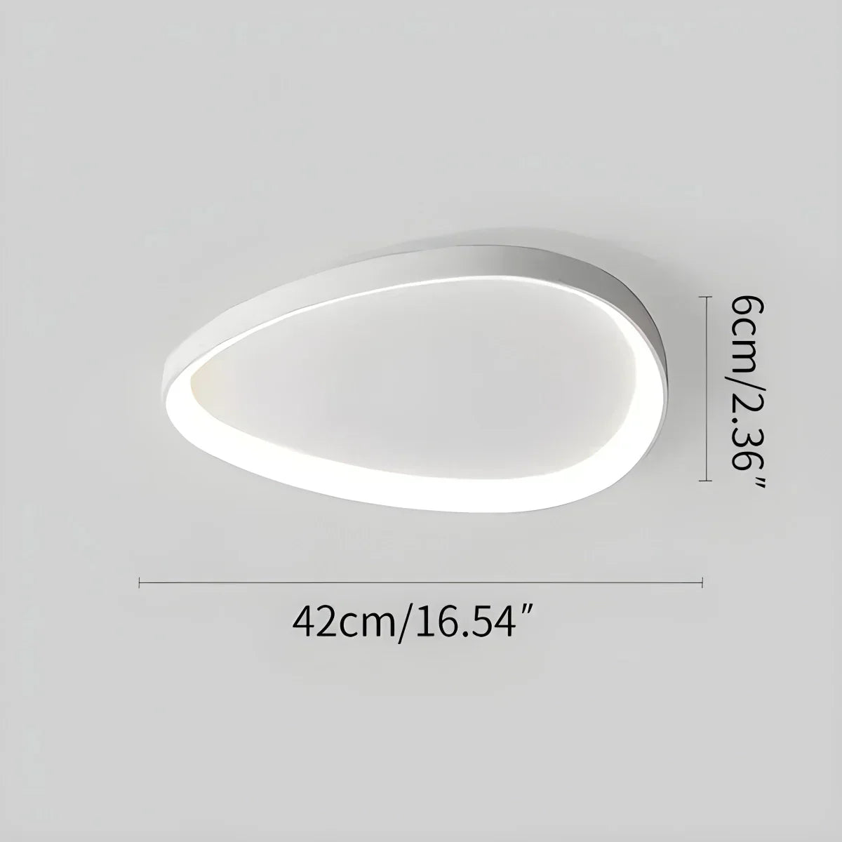 Lámpara de techo LED de montaje empotrado con control remoto de intensidad y temperatura de color para dormitorio, pasillo y sala de estar – Eficiencia energética