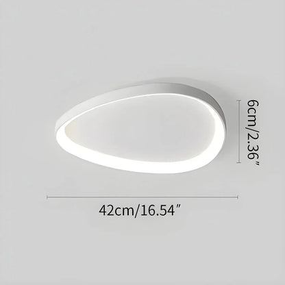 Lámpara de techo LED de montaje empotrado con control remoto de intensidad y temperatura de color para dormitorio, pasillo y sala de estar – Eficiencia energética