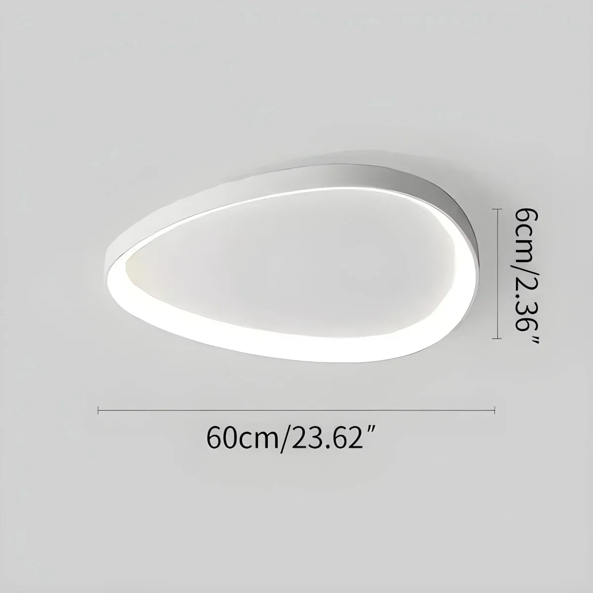 Lámpara de techo LED de montaje empotrado con control remoto de intensidad y temperatura de color para dormitorio, pasillo y sala de estar – Eficiencia energética