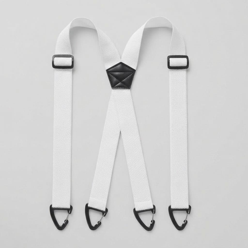 CLIPLOCK – Carabiner Clip Suspenders for a Secure Fit