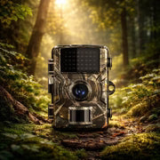 Motion-Activated Trail Camera with Night Vision for Outdoor Wildlife Monitoring & Security | Weatherproof Infrared Game Cam for Deer Hunting