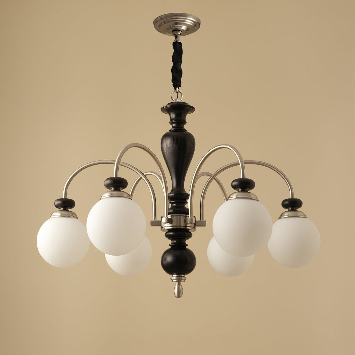 Adjustable Multi-Arm Ceiling Light Fixture E27 Black Metal Spider Chandelier for Dining Room Kitchen Island Restaurant Loft Industrial Hangi