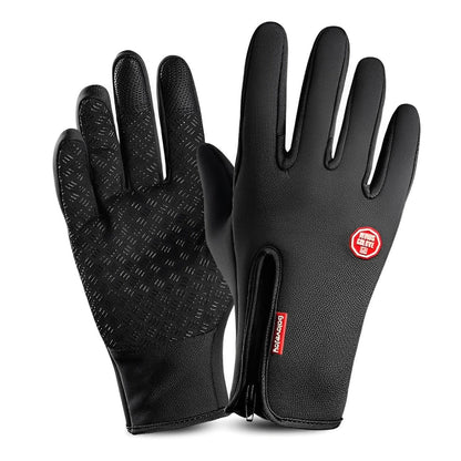 Rechargeable Heated Winter Gloves with 3-Level Temperature Control for Cold Weather Outdoor Activities | Touchscreen Compatible Thermal