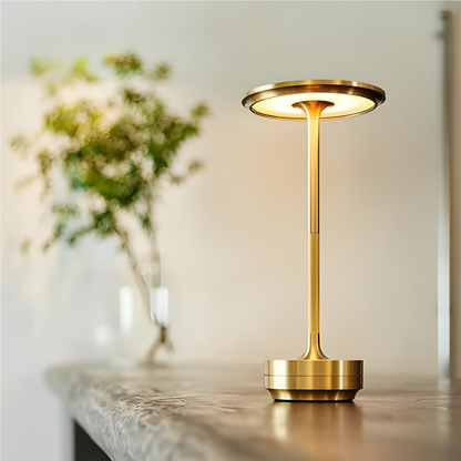 Wireless Dimmable Touch Control Table Lamp – Elegant LED Cordless Bedside Lamp for Modern Spaces