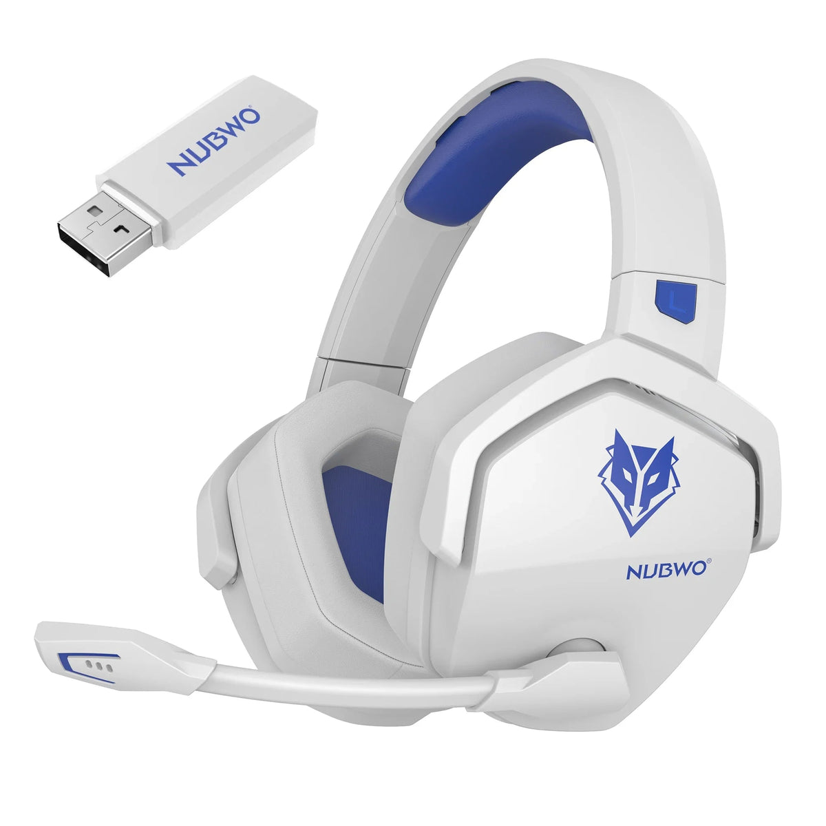 Wireless Gaming Headset with Noise Canceling & 100-Hour Battery – Dual Mode Connectivity for PS5, PS4, PC, Switch & Mobile