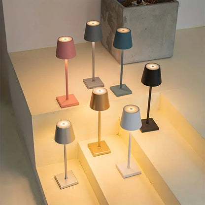 Wireless Table Lamp with Touch Control – Elegant Cordless Design, 12-Hour Battery Life, Adjustable Brightness