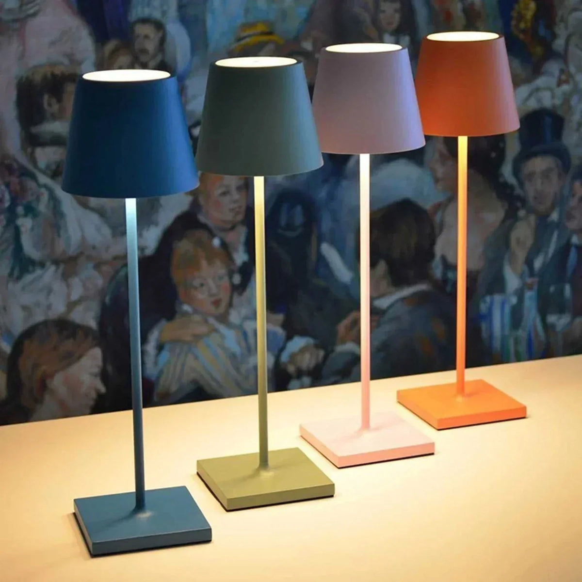 Wireless Table Lamp with Touch Control – Elegant Cordless Design, 12-Hour Battery Life, Adjustable Brightness