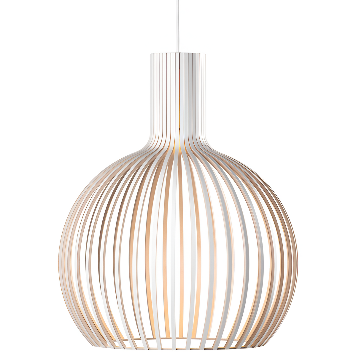 Slatted Wooden Drum Pendant Light E27 Socket Natural Finish Cage Ceiling Fixture for Kitchen Island Entryway Bedroom Farmhouse Modern Rustic
