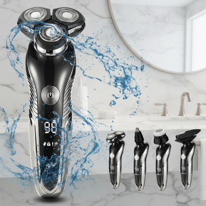 SMOOTHGLIDE – Electric Shaver Waterproof Rechargeable Wet Dry Grooming Razor