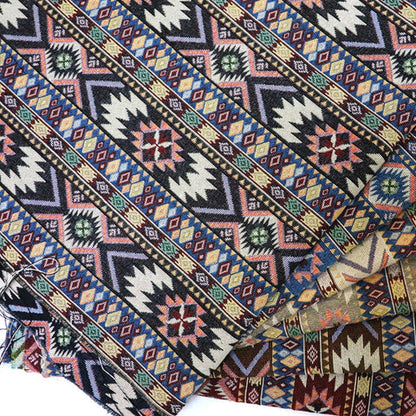 Zarela Sofa Cover - Boho Jacquard Microfiber with Tassel Edges