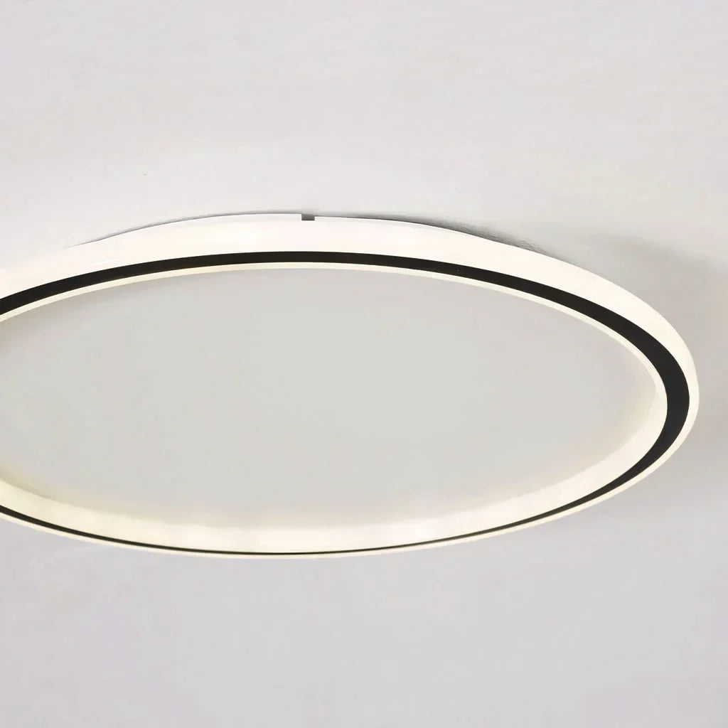 Round LED Flush Mount Ceiling Light 12in 16in 20in Metal Fixture Dimmable Color Temperature Living Room Bedroom Office Hallway