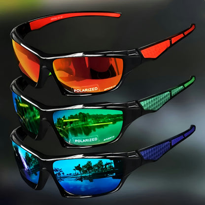 UV400 Polarized Outdoor Sunglasses for Cycling Running Driving Beach | Unisex Lightweight Frame | Glare Reduction Sport Eyewear