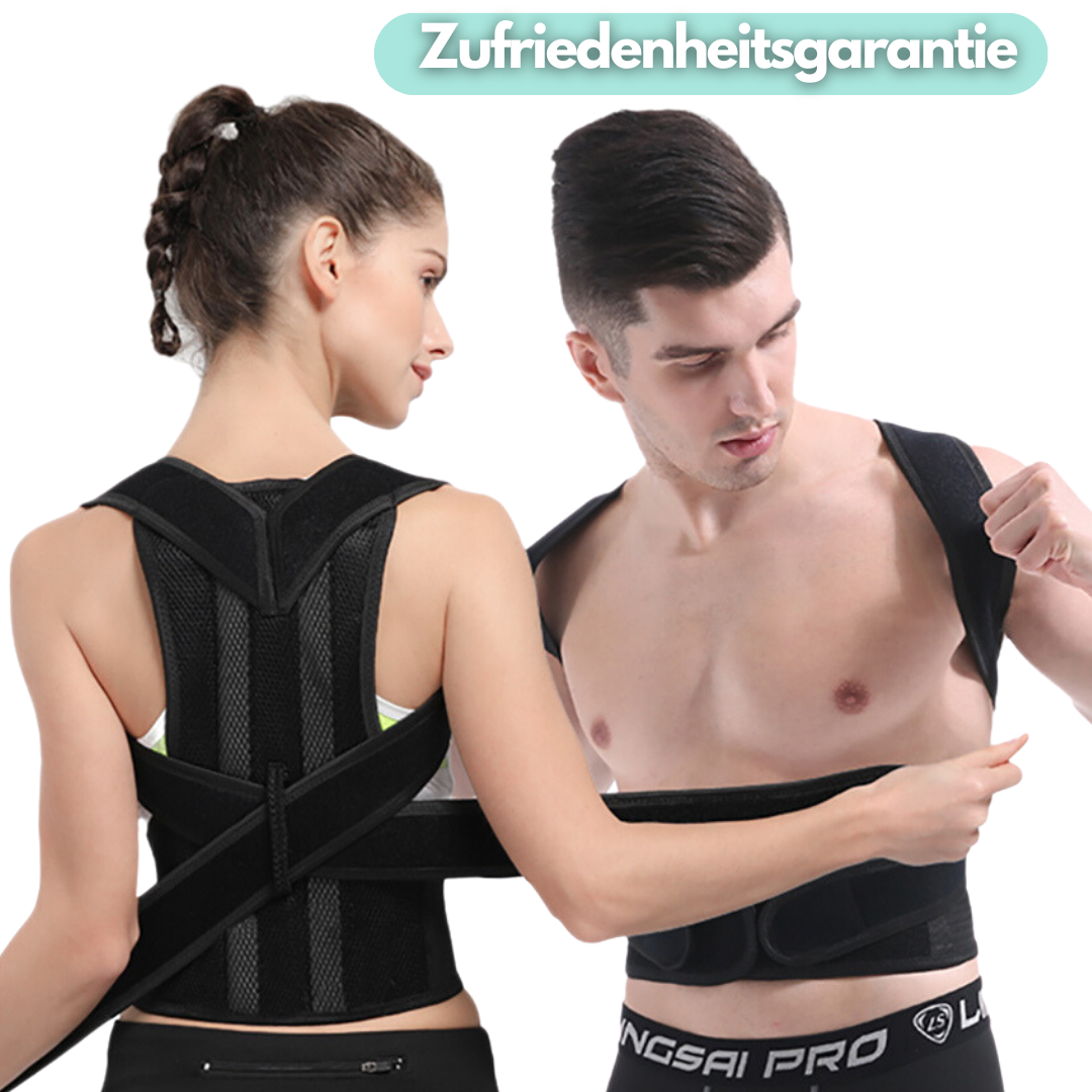 Adjustable Posture Corrector Brace for Upper Back & Shoulder Support – Breathable Design for Men & Women, Hidden Under Clothes, Helps Alignm