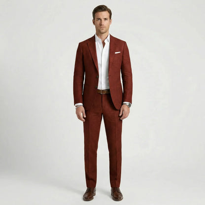 Two-Piece Suit for Men | Slim Fit Jacket & Pants Set for Business & Formal Events | Modern Tailored Design | Professional Office Attire