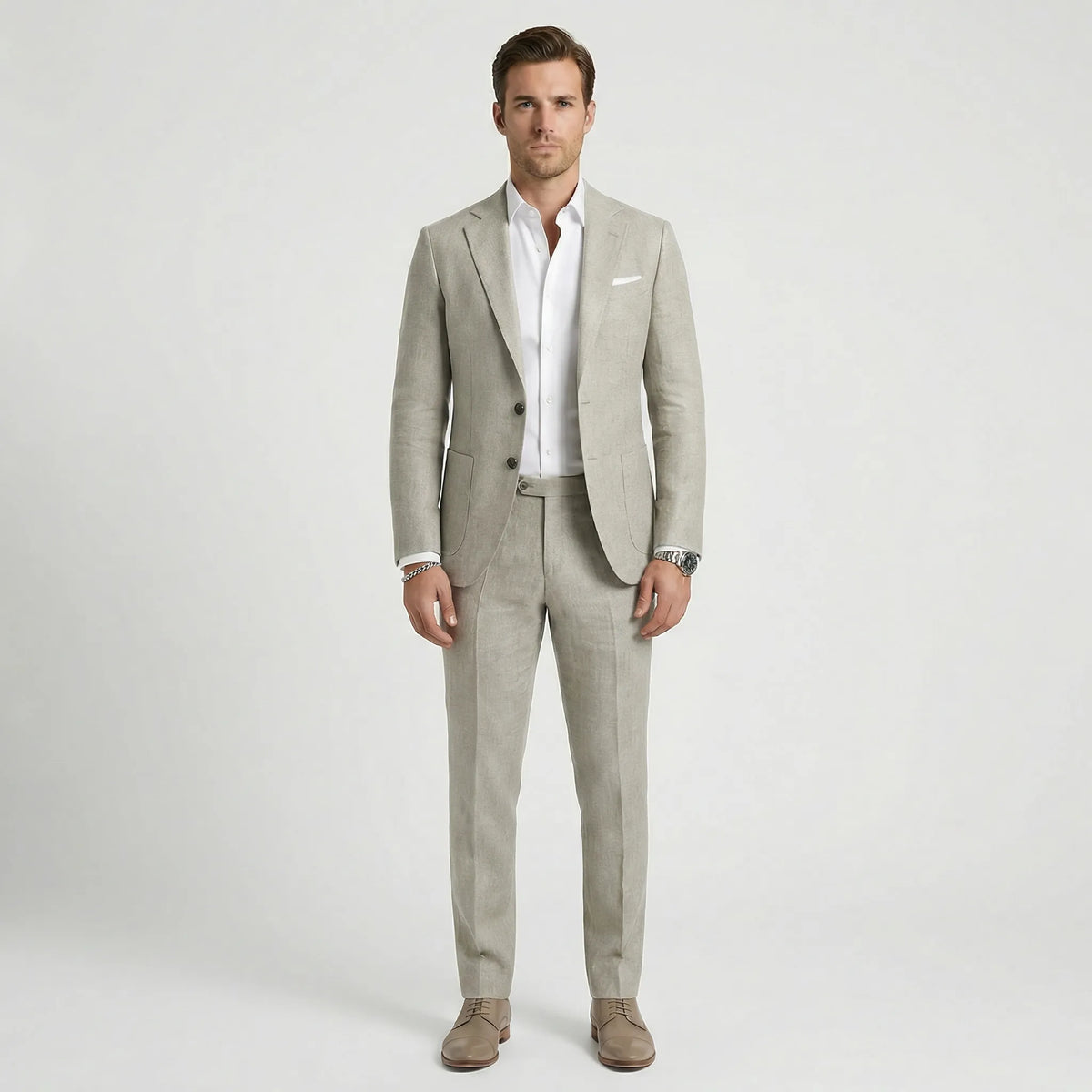Two-Piece Suit for Men | Slim Fit Jacket & Pants Set for Business & Formal Events | Modern Tailored Design | Professional Office Attire
