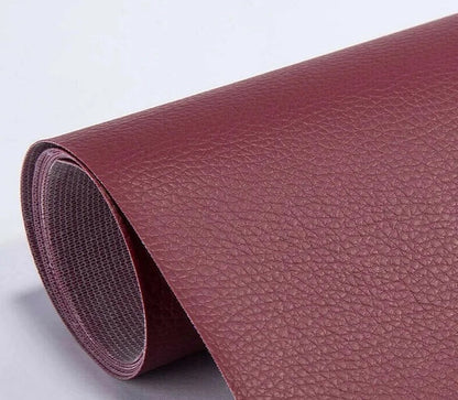 Peel-and-Stick Faux Leather Upholstery Repair Sheet – Cut to Size for Couches, Car Seats & Furniture – 8×55 in Restoration Patch