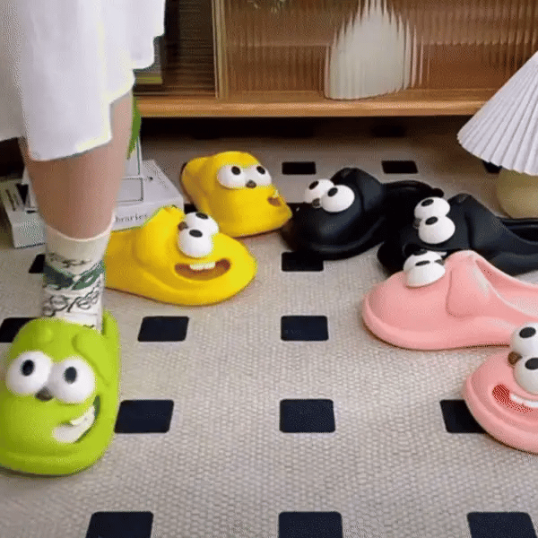 Couples Slippers Cushioned Sole & Non-Slip Tongue Design
