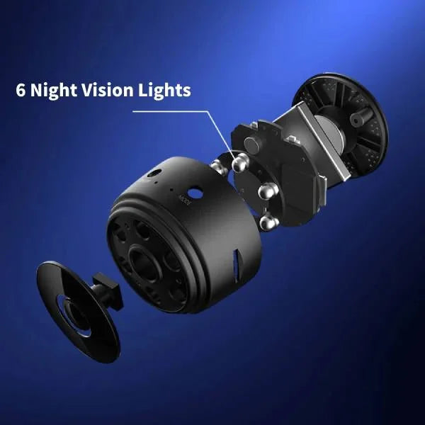 Cámara de visión trasera inalámbrica para vehículos recreativos, camiones y remolques | Cámara de visión trasera HD 720P con visión nocturna y detección de movimiento | Soporte magnético ajustable 360°