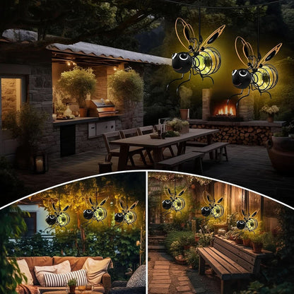 Beevanna - Hanging Solar Bee Garden Light